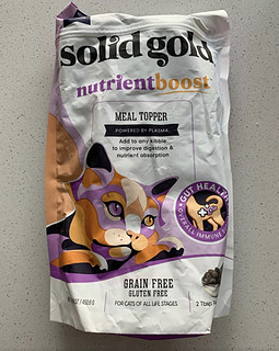 素力高（SolidGold）进口猫咪冻干零食 强化营养提升免疫拌饭粒0.45kg 