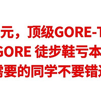 清仓好价，只要300+，顶级GORE-TEX 徒步鞋，8款GORE 徒步鞋亏本促销，需要的同学不要错过