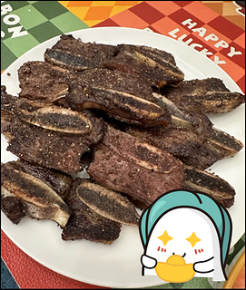 😍值友们！今天做了一道超好吃的牛仔骨！有浓浓的肉🥩香味哦！