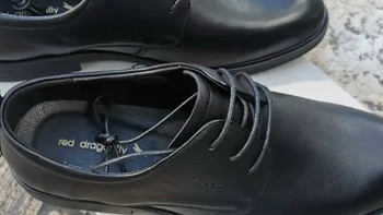 ￼￼红蜻蜓舒适商务休闲时尚系带皮鞋男士正装德比婚鞋 WTA73761 黑色 41￼￼