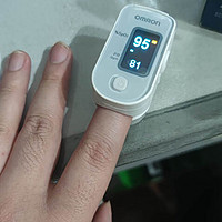 欧姆龙（OMRON）血氧仪HPO-100家用指夹式脉搏血氧饱和度脉搏检测器指脉氧仪手指夹式血氧