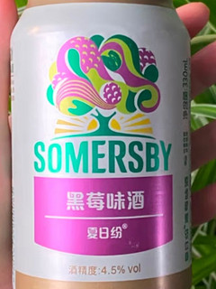 夏日纷Somersby果味酒330ml*2罐装(2罐黑莓/2罐苹果/2罐百香果香橙随机) 年货送礼