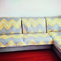 北欧风情，简约至上——全棉四季通用防滑沙发垫的艺术