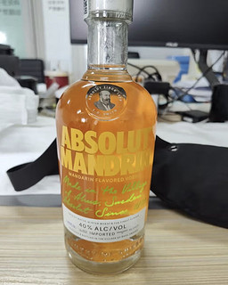 绝对（Absolut）伏特加 洋酒 40度 柑橘味 700ml 年货畅饮