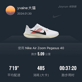 Nike飞马真是一双万金油跑鞋，没感到软弹是自己能力不行。