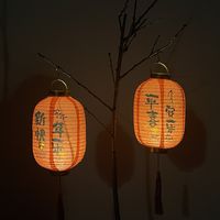 新年氛围感的搭建，怎能少的了红红火火的灯笼？