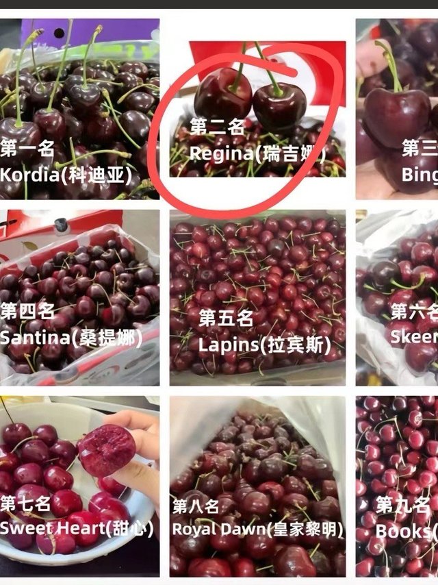 江湖上又个关于樱桃的排名……我是拒绝的
