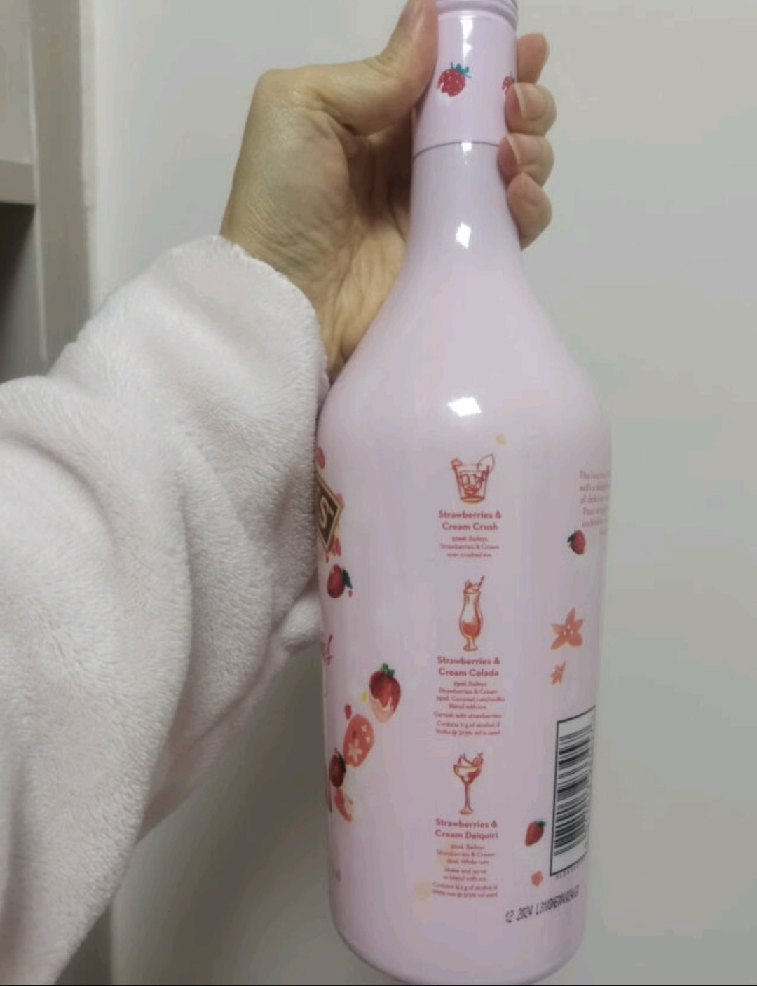 甜酒  力娇酒利口酒 奶酒 奶油草莓味 洋酒 700ml