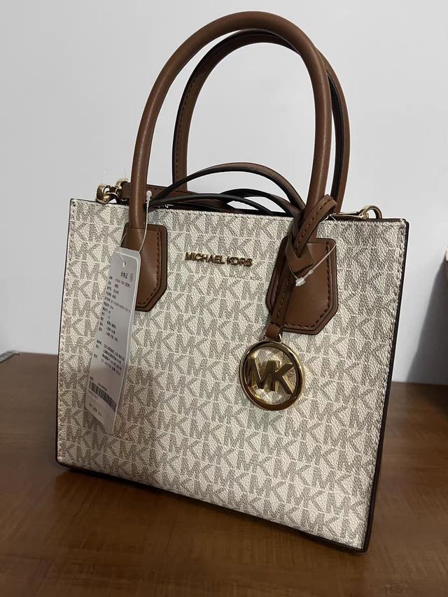 【新年礼物】MICHAEL KORS Mercer 女士中号老花手提包