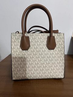 【新年礼物】MICHAEL KORS Mercer 女士中号老花手提包