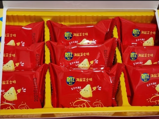 乐之七层厚切威化饼干 海盐芝士味 咸味网红零食独立装 9包 共77g