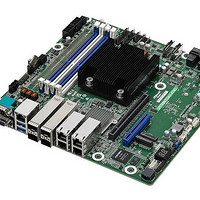 华擎东擎发布 D1848TERD4U-4T4O 主板、支持17块硬盘、提供9路LAN