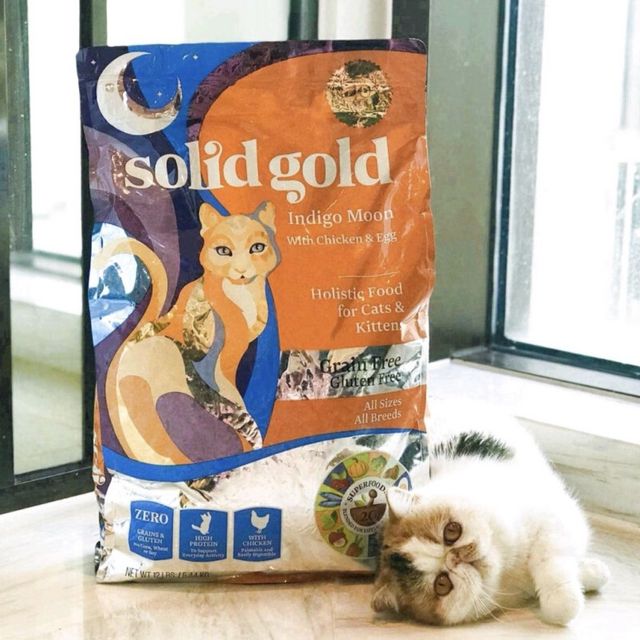 素力高（SolidGold）进口高蛋白金装金素鸡成猫幼猫全价猫粮3磅/1.36kg