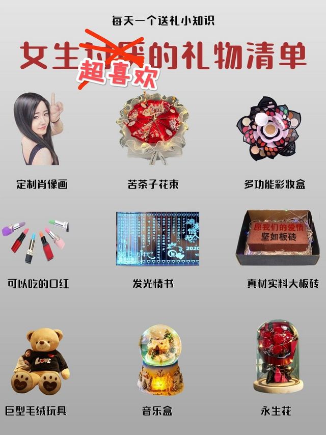 听我的，情人节送礼物就这几样