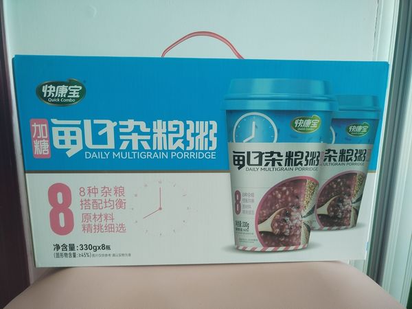 快康宝速食八宝粥每日杂粮粥330g*8瓶，
