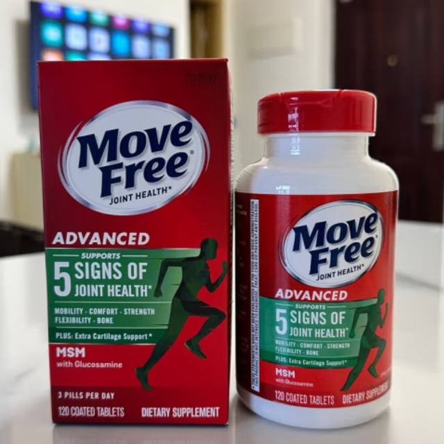 Move Free益节氨糖软骨素缓解膝关节疼痛效果显著