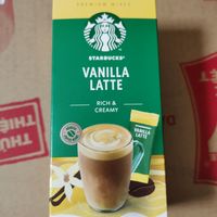 星巴克（Starbucks）速溶花式咖啡4袋装 香草风味拿铁 土耳其原装进口速溶咖啡