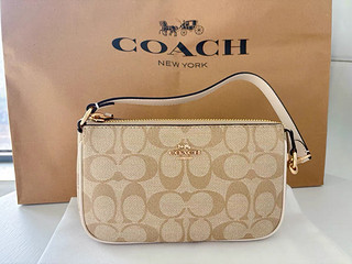 COACH/蔻驰官方 奥莱款女士Nolita19老花腋下包手拿包麻将包C3308