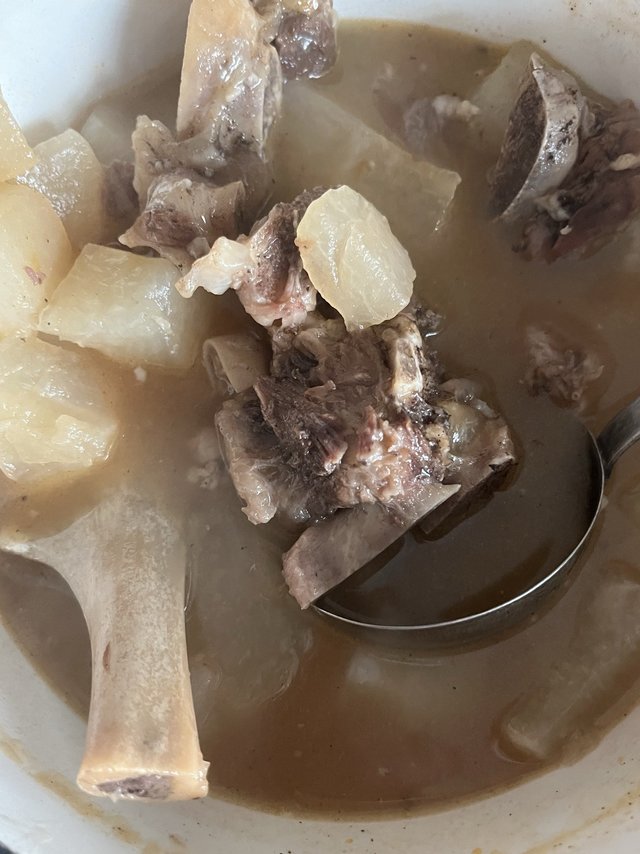 羊肉炖萝卜很不错