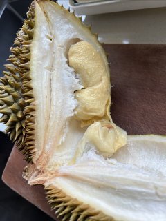 第一次吃冷冻榴莲，没想到冷冻榴莲这么好吃！