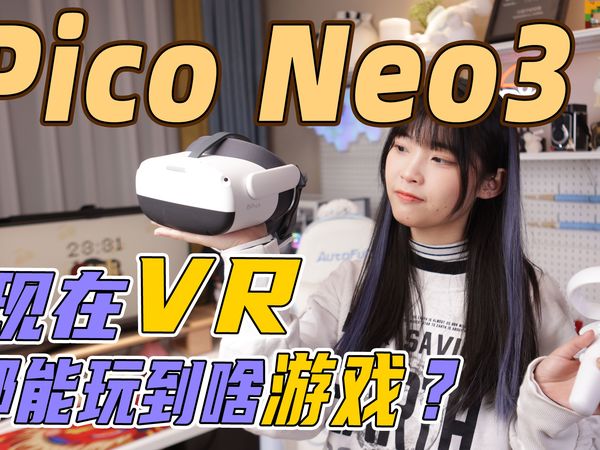 VR+方向盘 代入感拉满丨VR现在都能玩到啥? PicoNeo3体验