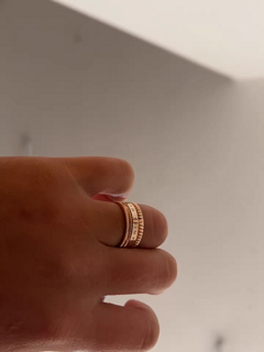 DW戒指情侣同款 万花筒系列个性前卫男女玫瑰金色戒指时尚首饰