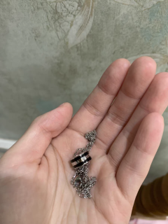 DW项链情侣同款 EMALIE系列男女同款曜目黑项链