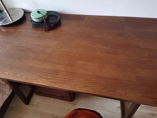 纯实木折叠桌家用实木书桌学习桌