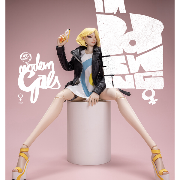 Underverse MODERN GALS 系列 1/6 收藏级可动人偶超级特工POPSWING