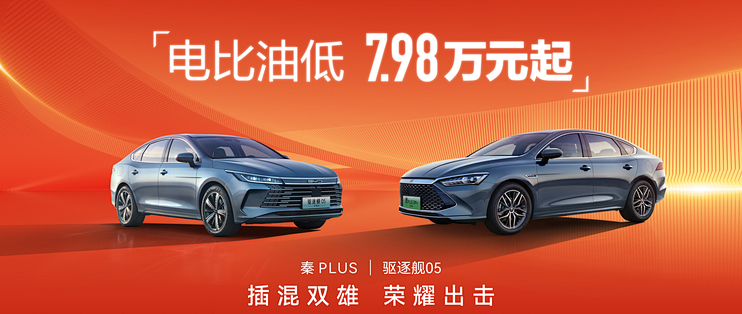 比亚迪插混双雄7.98万起,还能可油可电_新能源车_什么值得买