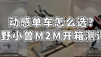 林凡雨的家居家电 篇六：2024动感单车推荐，动感单车好用吗？野小兽M2M真实开箱测评。