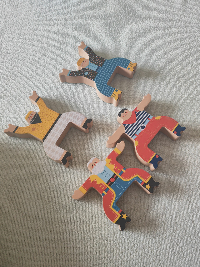 打工人放松好物，叠叠乐木质积木。