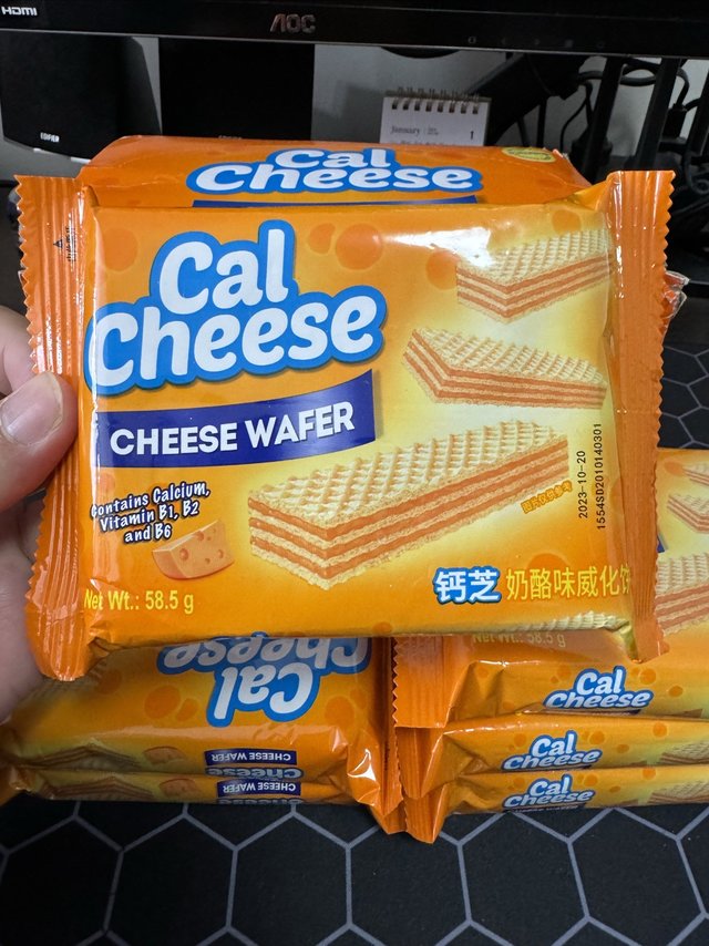 开工补给清单，小零食不能少，钙芝威化饼干