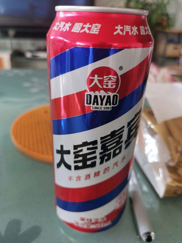 大窑汽水 大窑嘉宾0脂肪果味碳酸饮料