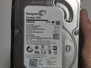 120买了个二手希捷2T HDD，值吗