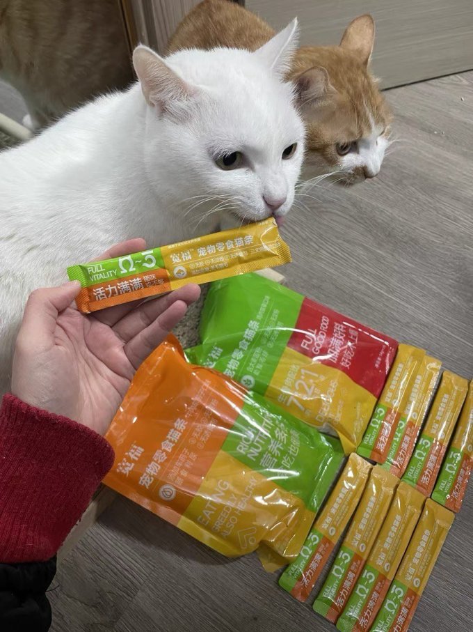 宽福猫咪肉质零食