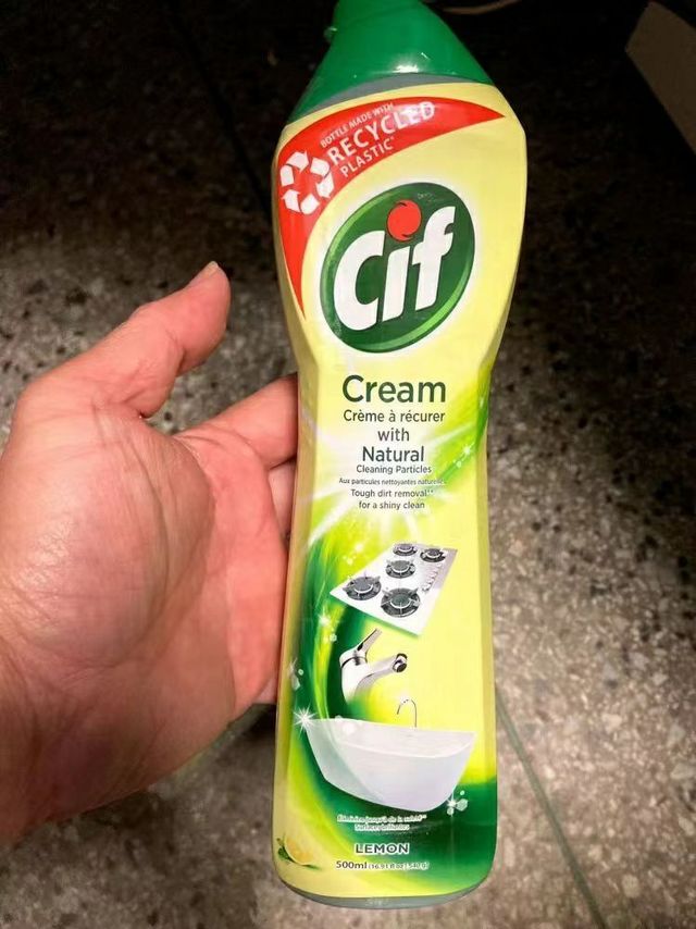 cif晶杰多功能清洁乳，让我的厨房亮起来啦～
