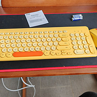 颜值超高的键鼠套装：B.O.W航世 MK221 无线键盘鼠标套装 2.4键鼠套装。