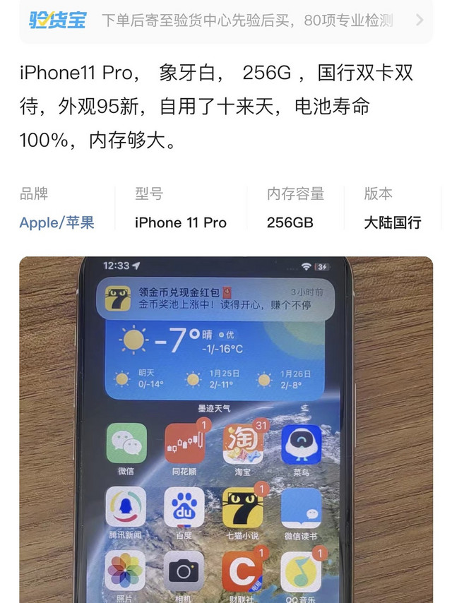 海鲜市场入手🍎11pro