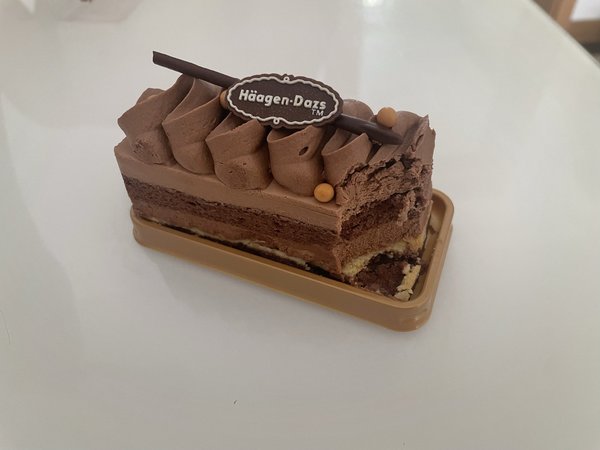 哈根达斯冷藏单片蛋糕，巧克力口味
