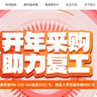 华纳云开年采购云服务器全场3折起5M CN2+10G DDoS防御特价年付240元/年