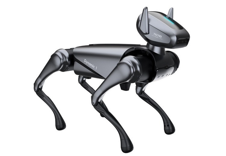 MWC 2024丨传音发布 Dynamic 1 机器狗，语音控制、未来的 AI 宠物