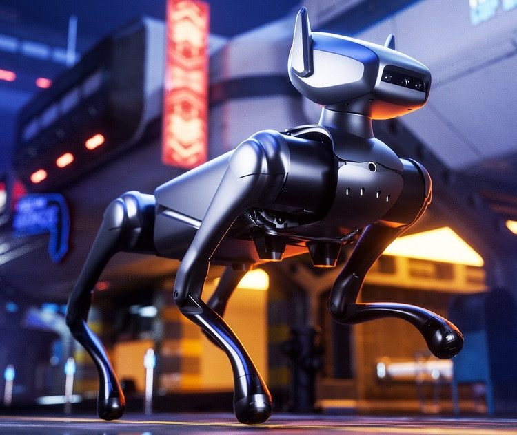 MWC 2024丨传音发布 Dynamic 1 机器狗，语音控制、未来的 AI 宠物