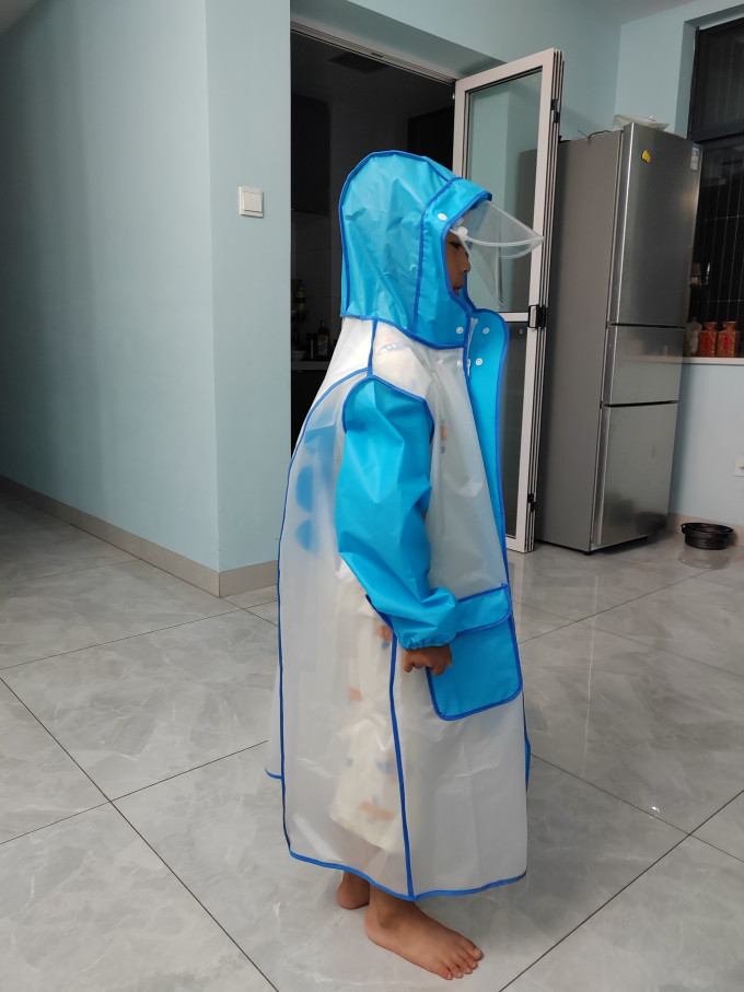 喵兔宝雨衣套装