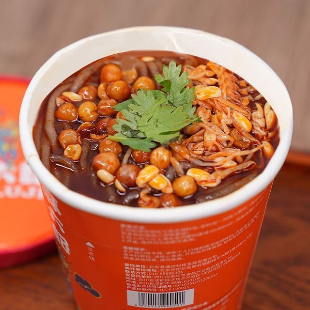 【麻六记】速食冲泡酸辣粉桶装