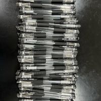 得力(deli)60支0.5mm中性笔签字笔水笔 子弹头黑色33109 办公用品
