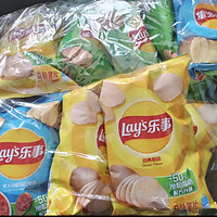 乐事（Lays）薯片混合10包（原味+黄瓜味+红烩味）零食礼包400g