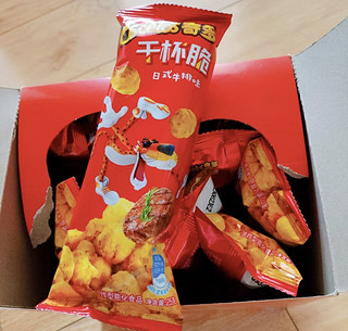 奇多（Cheetos）零食 休闲食品日式牛排味干杯脆25克*12包