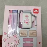一二年级学生必备：得力电动文具礼盒！