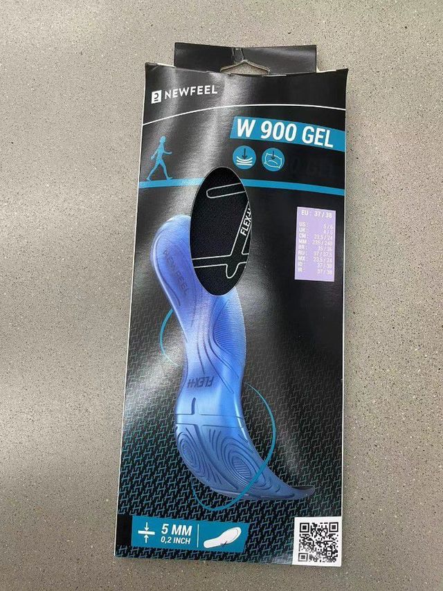 垫上迪卡侬舒适硅胶鞋垫跑起来